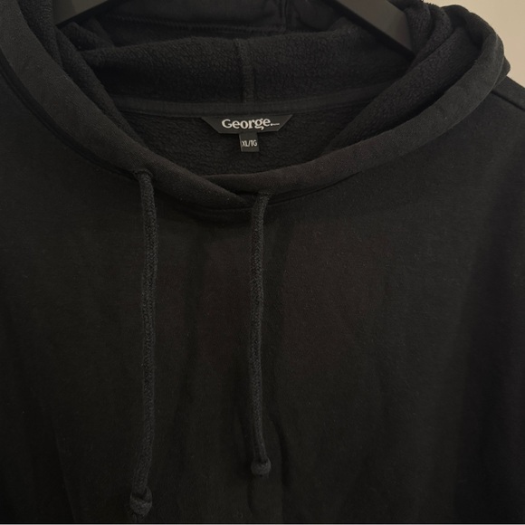 George Women’s hoodie black size XL - Picture 2 of 5